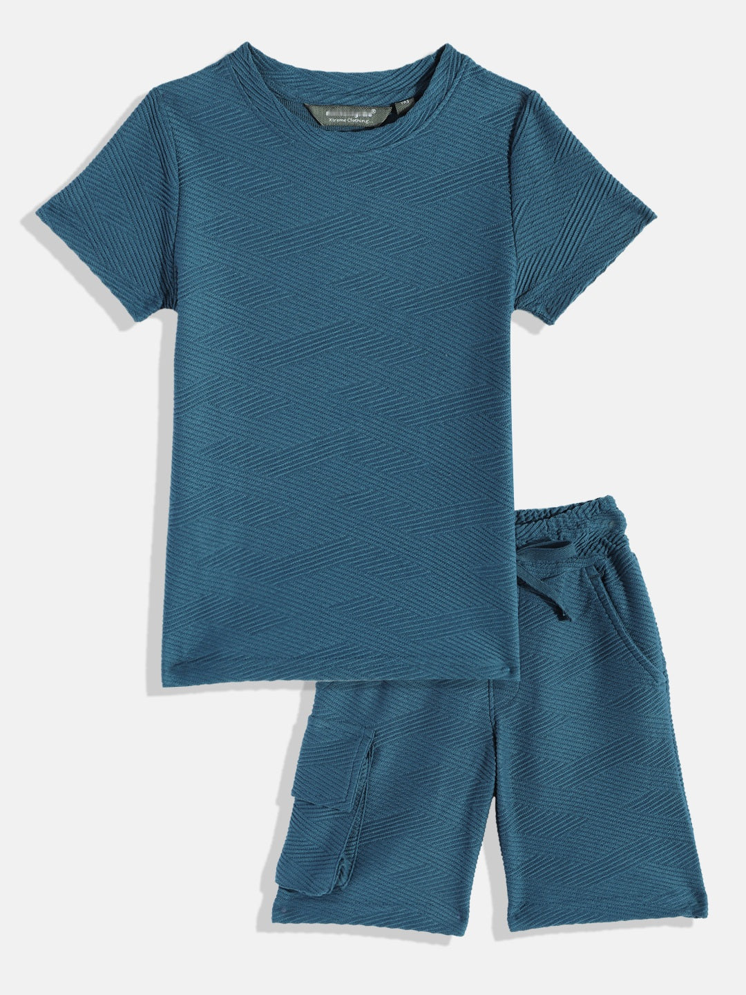 Coolbee Store Kids Boys Clothing Set - Dark Blue (KBSSCS402) – back view