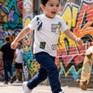 Kids Boys T-Shirt - White (CSKT218)