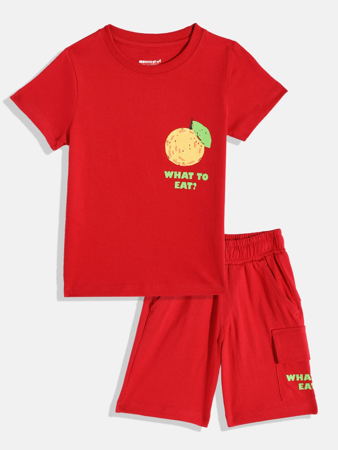 Coolbee Store Kids Boys Clothing Set - Red (CS001) – back view