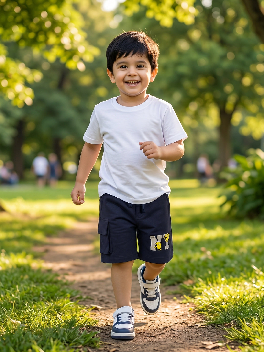 Coolbee Store Kids Boys Shorts - Navy (CSKS102) – front view