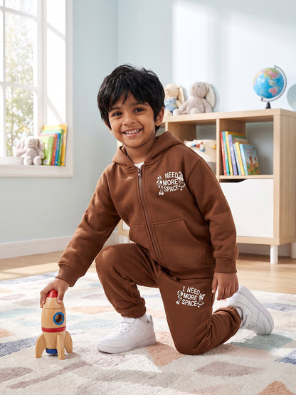 Kids Boys Clothing Set - Brown – Coolbee Store, photo 5 of 6