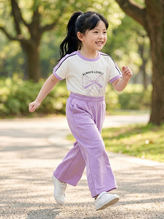 Kids Girls Clothing Set - Offwhite (KGSSA90)