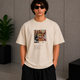 Naruto anime Tee Beige