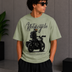 Motorcycle Tee Green