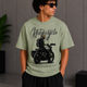 Motorcycle Tee Green