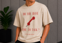 Time To Talk Tee Beige