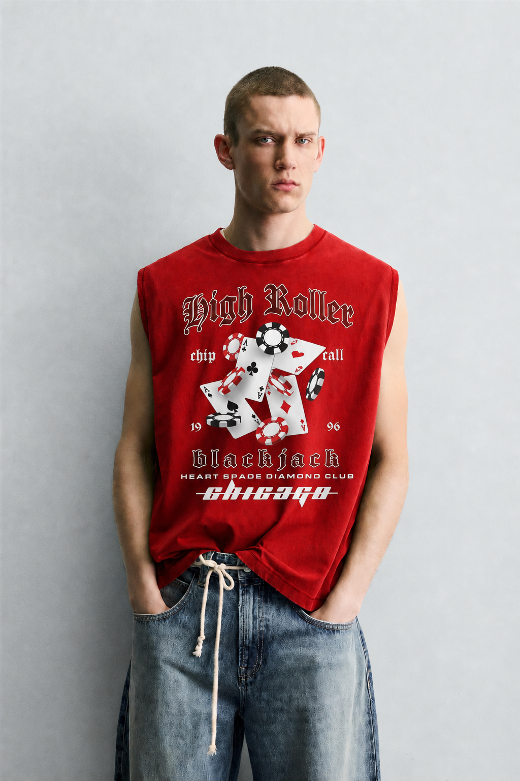 High Roller Tank Red