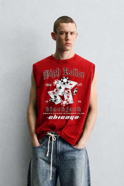 High Roller Tank Red