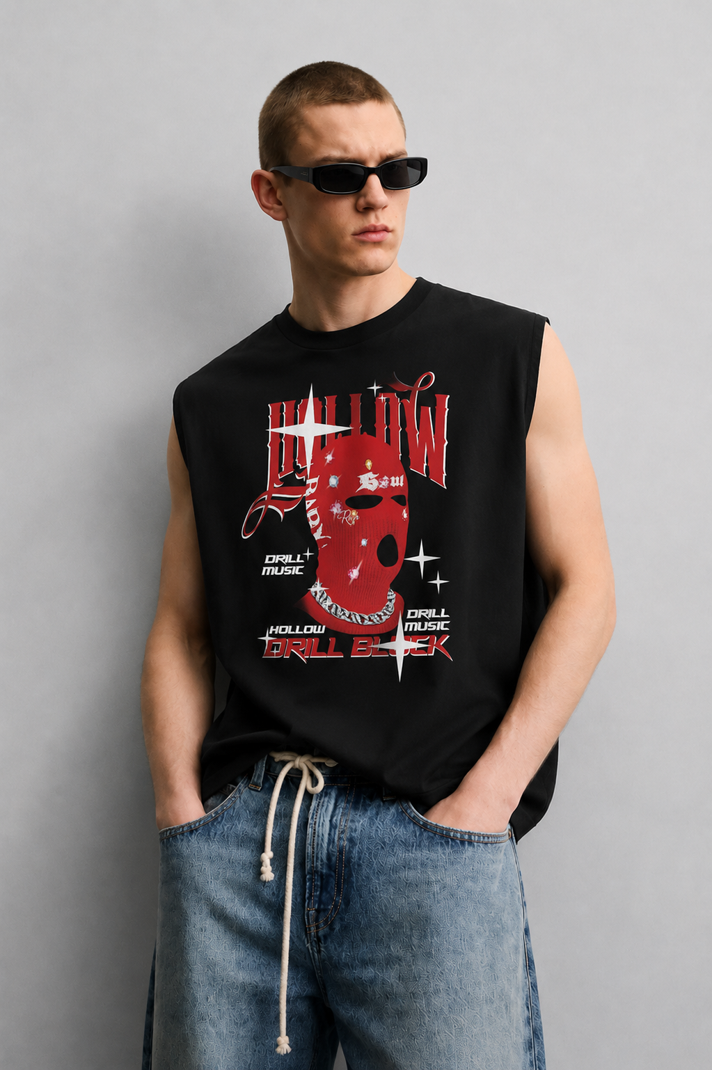 Masked Chaos Tank Black