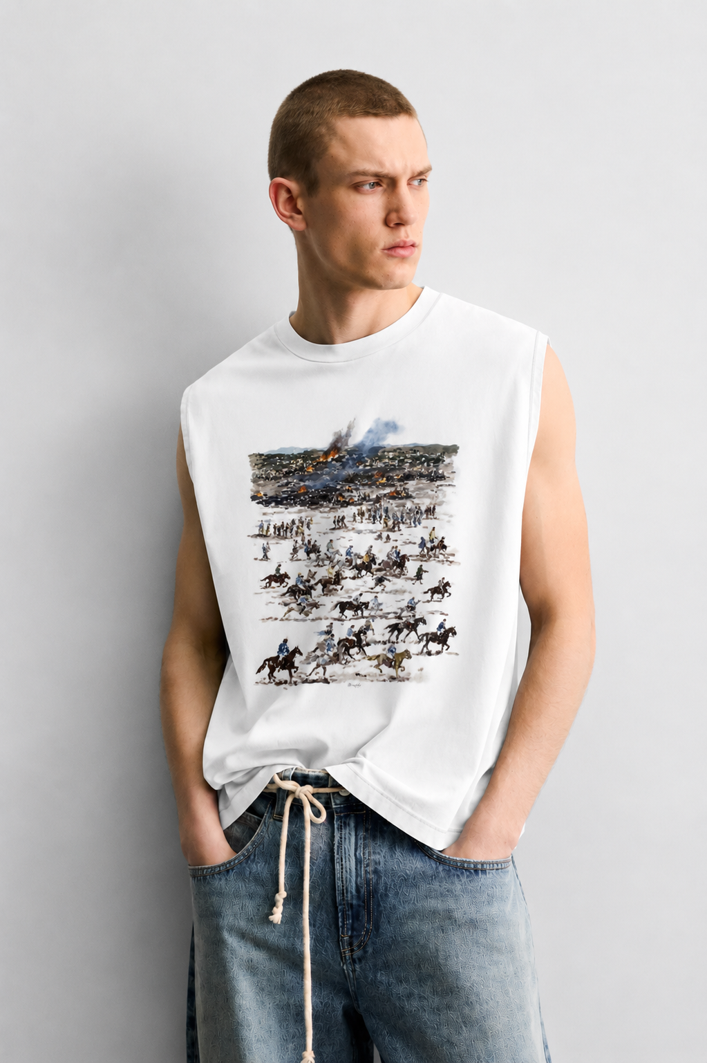 Last Stand Tank White