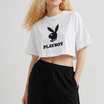 Icon Bunny Crop Tee White
