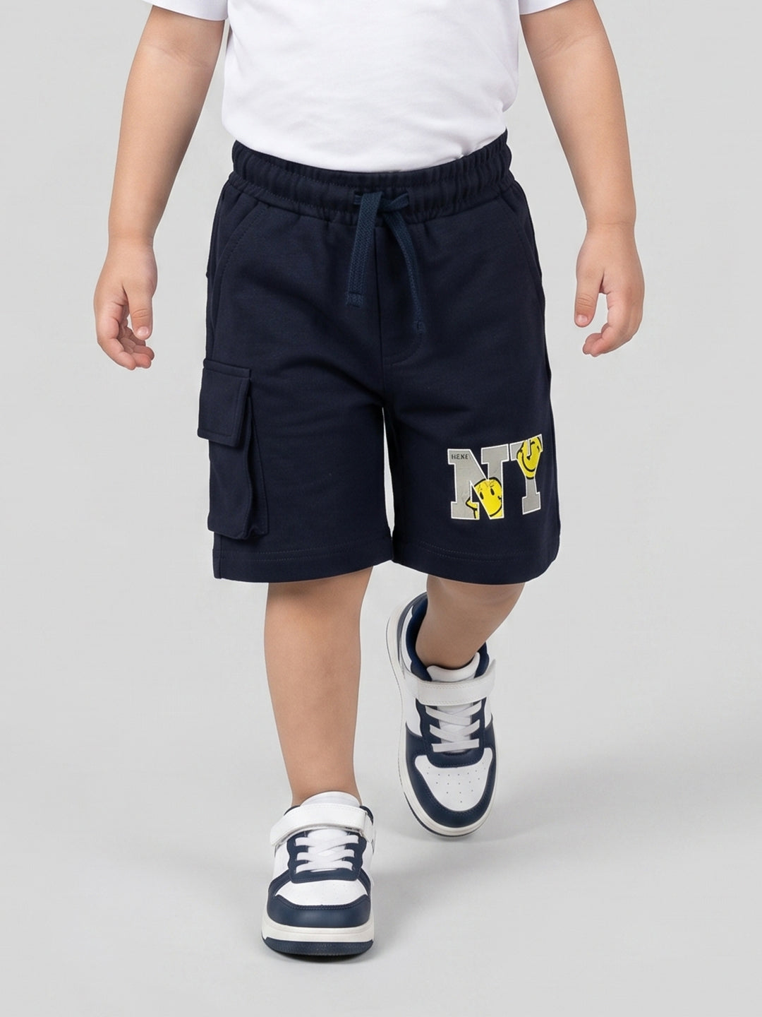 Coolbee Store Kids Boys Shorts - Navy (CSKS102) – back view