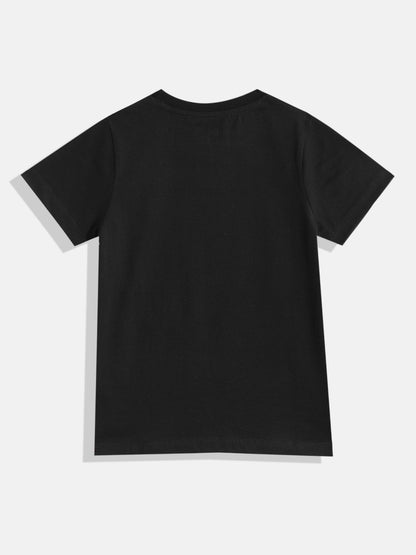 Coolbee Store Kids Boys T-Shirt - Black (KBSS25TR452) – back view
