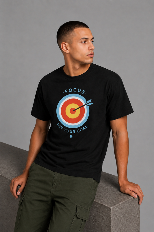 Cool Bee Goal Tee Black for Men - Black Oversized Graphic Tee Streetwear India