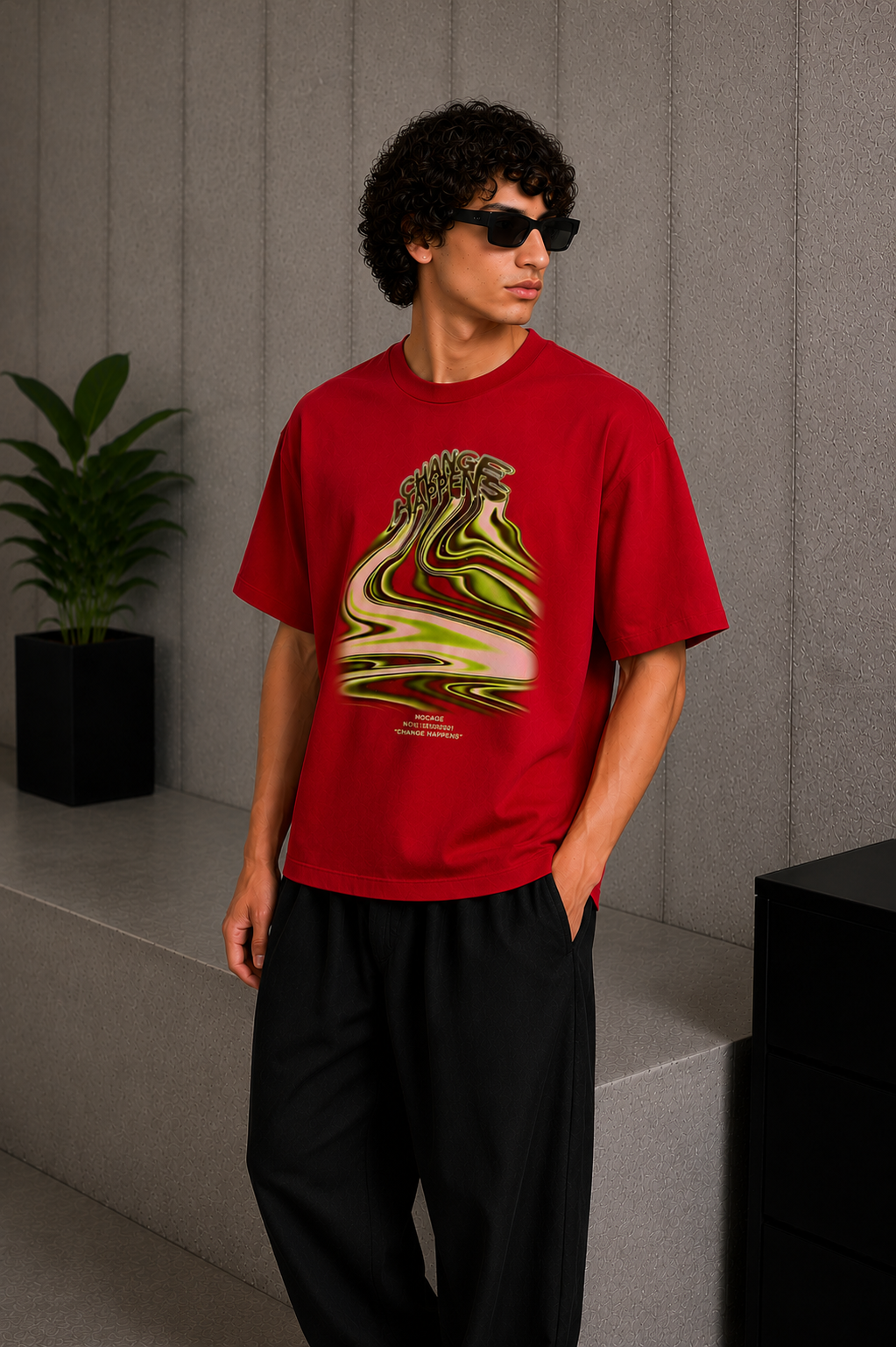 Change Happens Tee Red