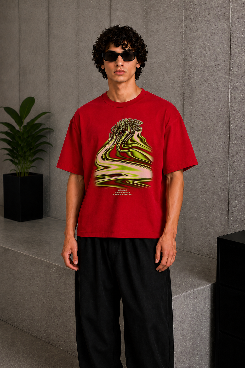 Change Happens Tee Red