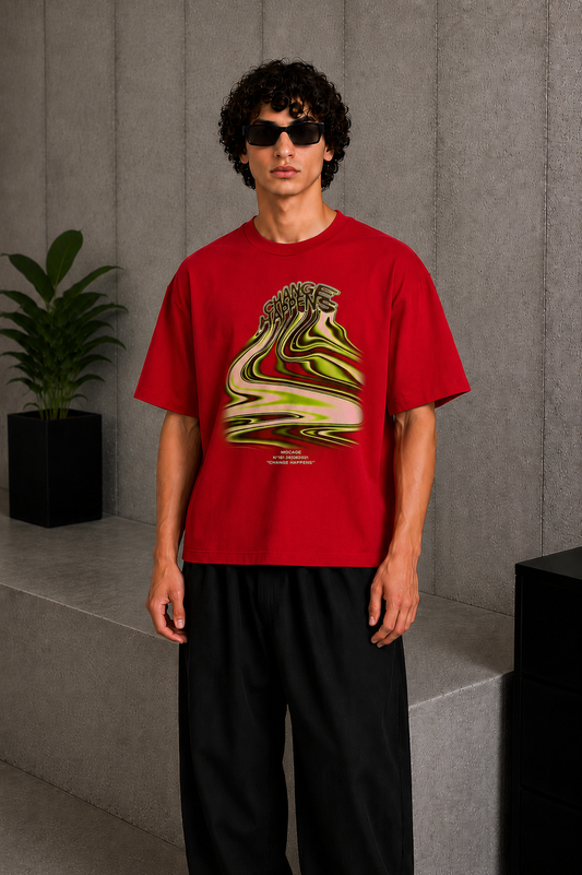 Change Happens Tee Red