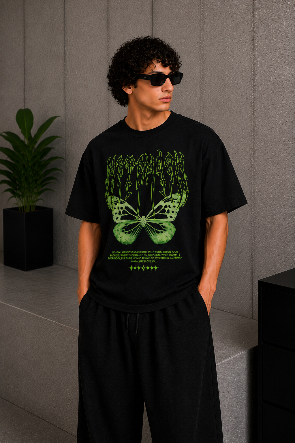 Cyber Morph Tee Black