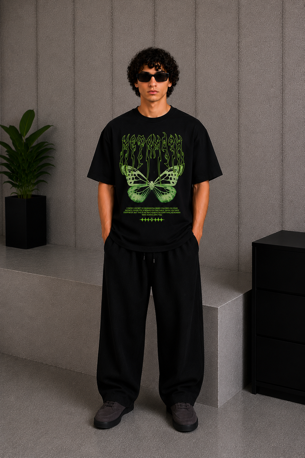 Cyber Morph Tee Black