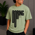 Boring Tee Green