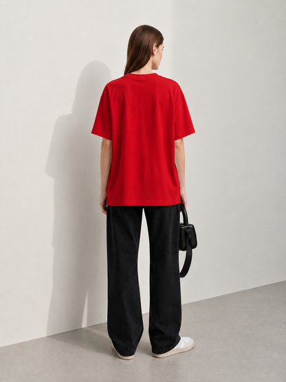 Wing Line Women Tee Red