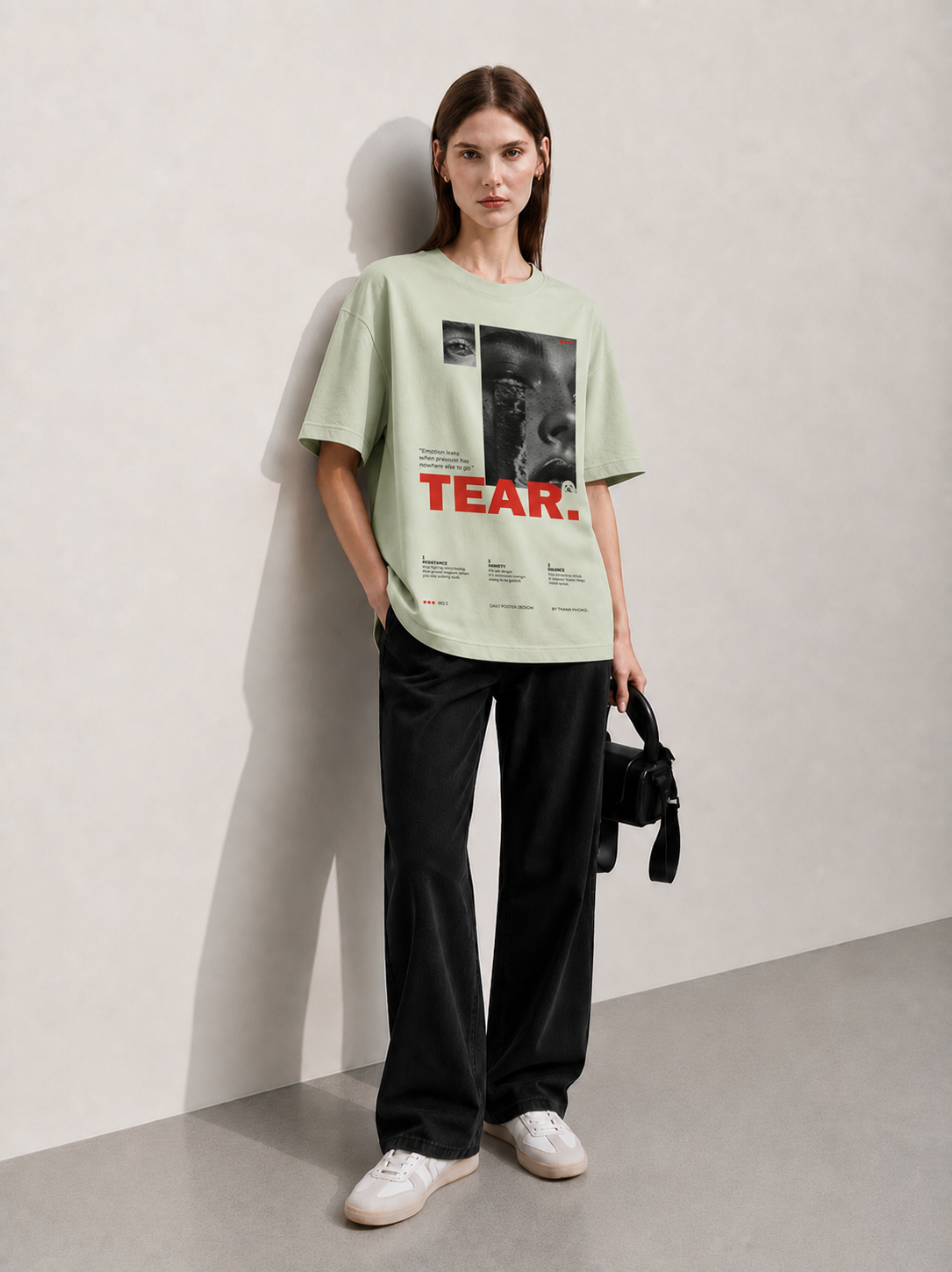 Tear Women Tee Green