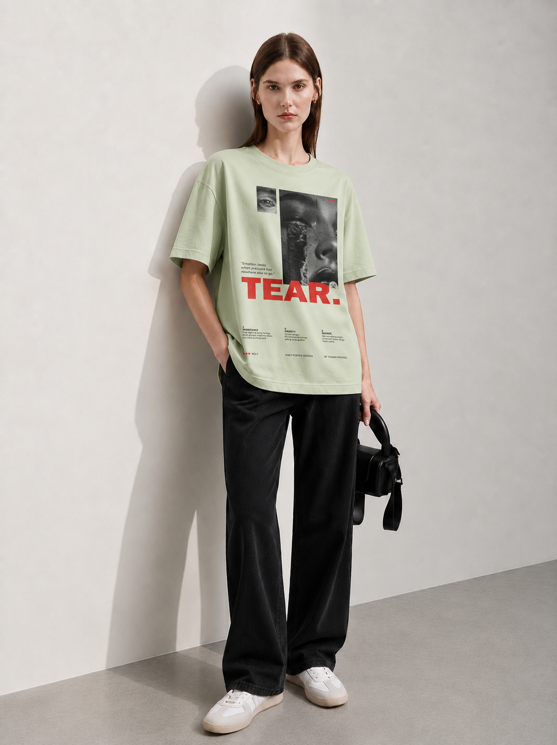 Tear Women Tee Green