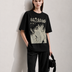 Manga Graphic Women Tee Black