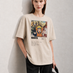 Naruto Anime Women Tee Beige