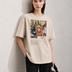 Naruto Anime Women Tee Beige