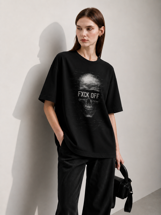 Skull Women Tee black
