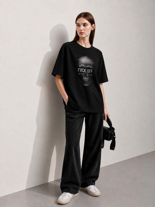 Skull Women Tee black