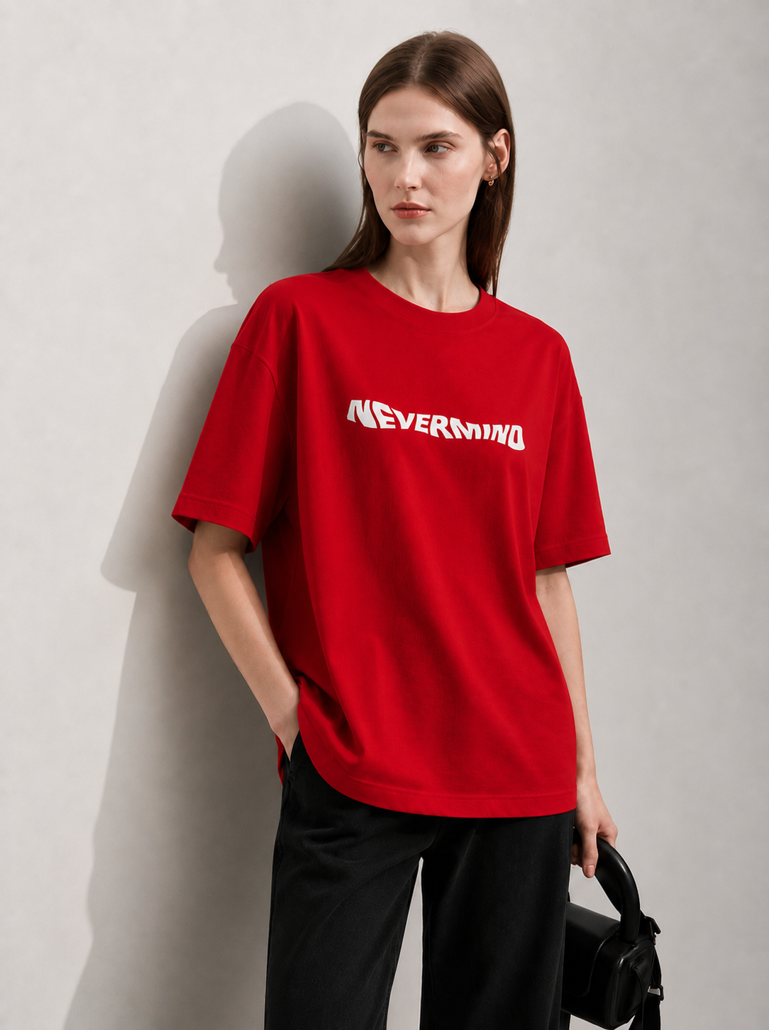 Never Mind Women Tee Red