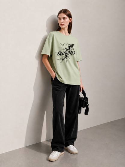 Relentless Women Tee Green