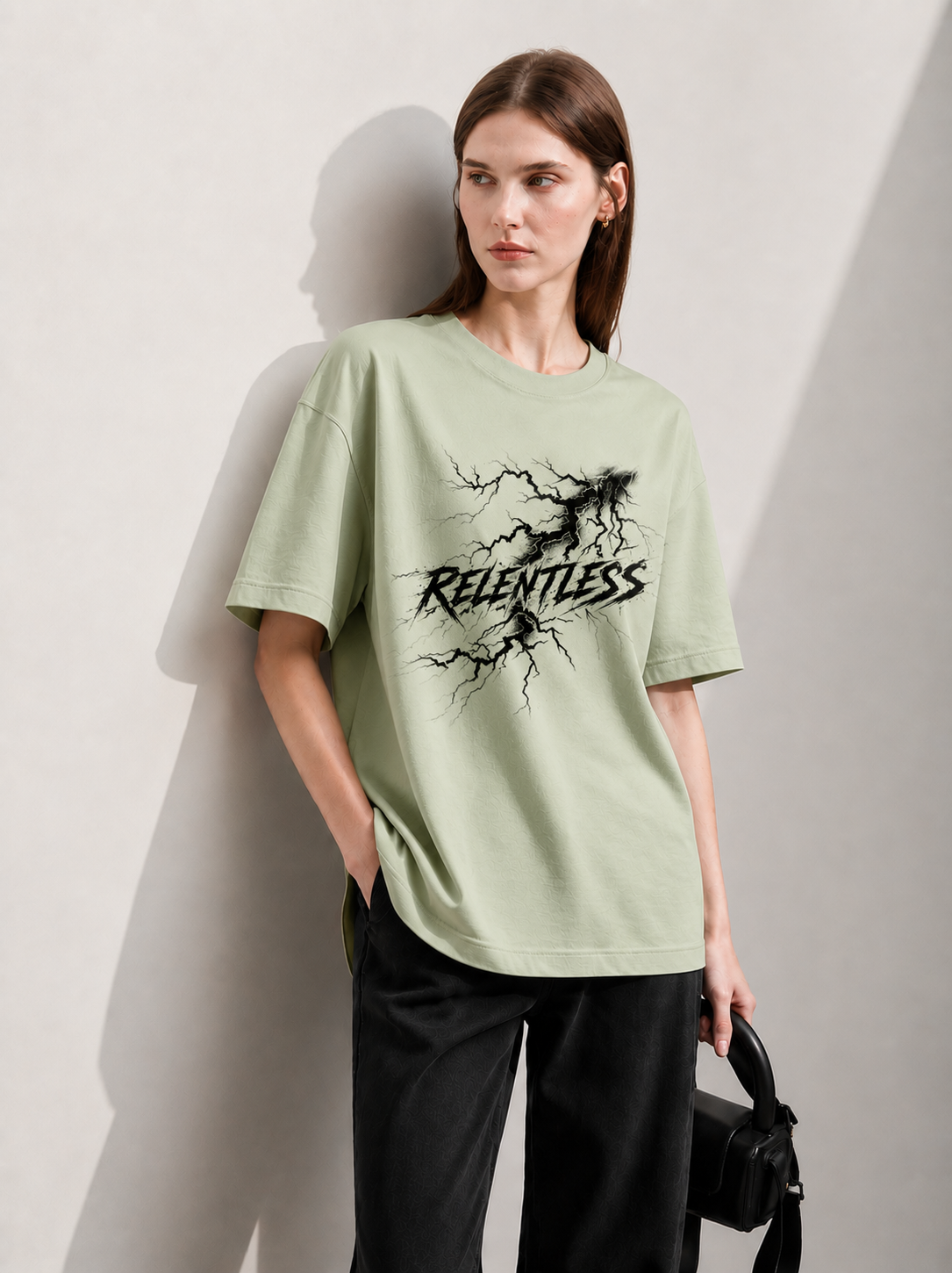 Relentless Women Tee Green