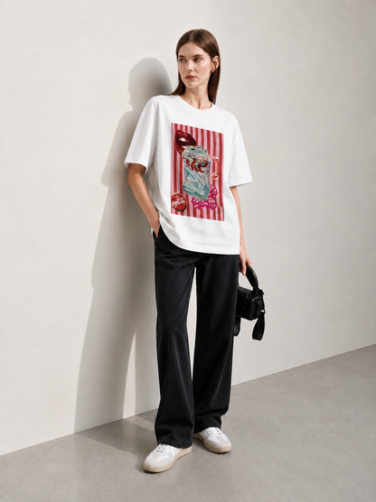 Diet Women Tee White