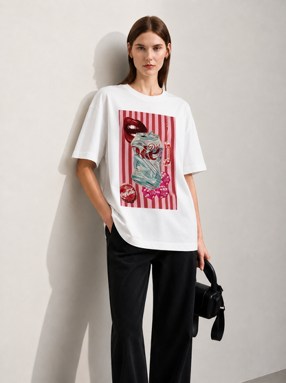 Diet Women Tee White