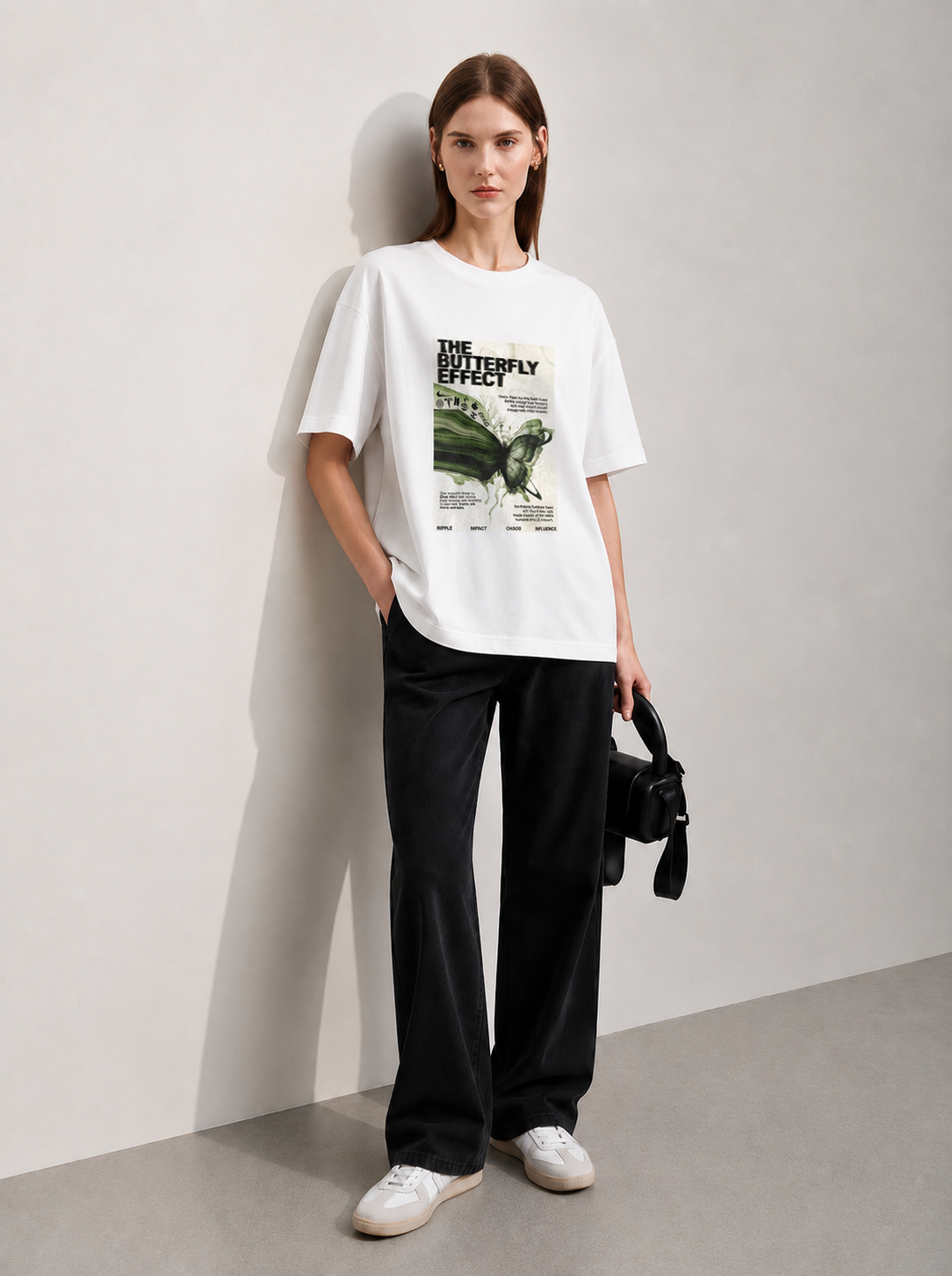 Butterfly Women Tee White