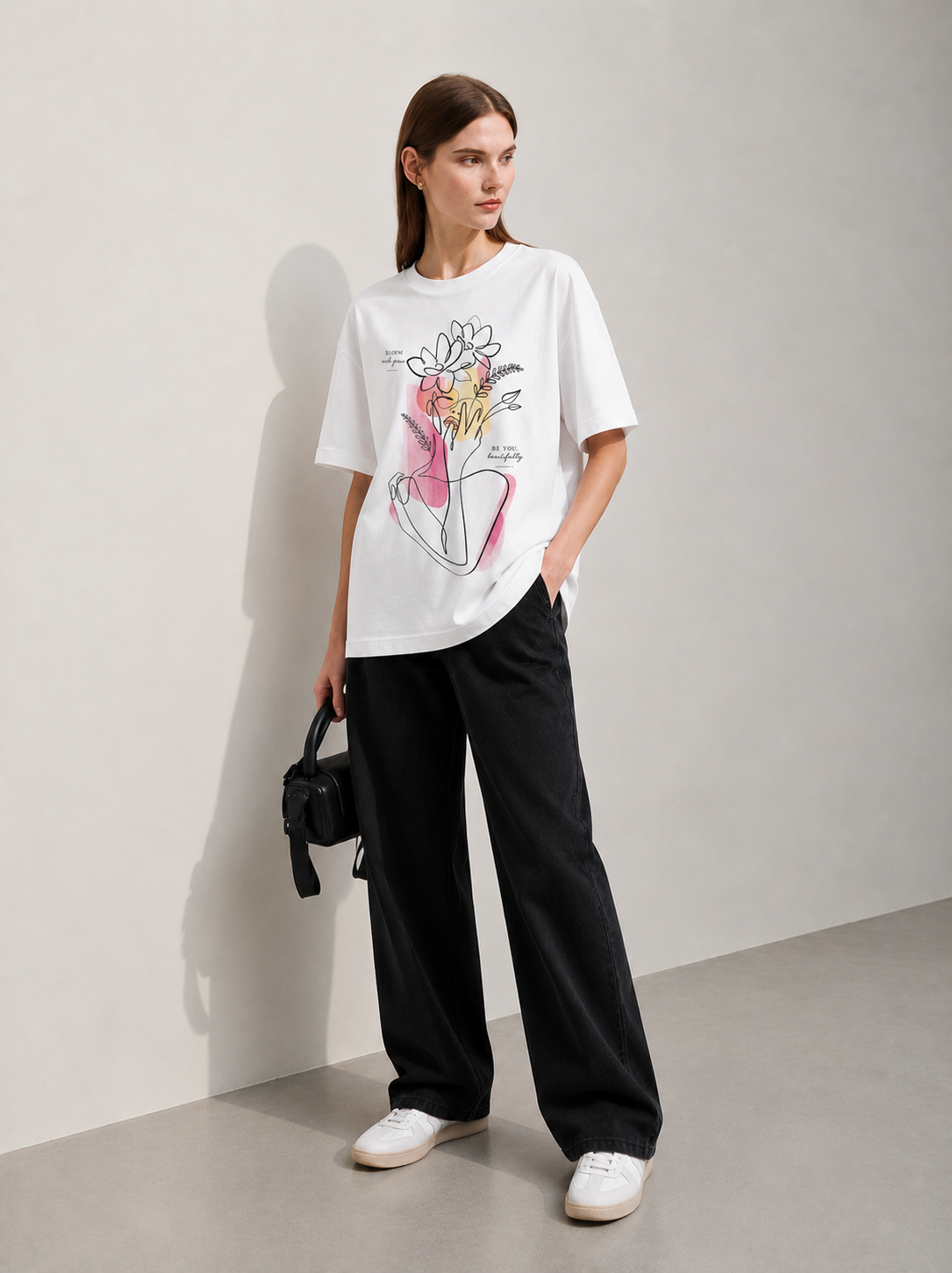 Line of Beauty Women Tee White