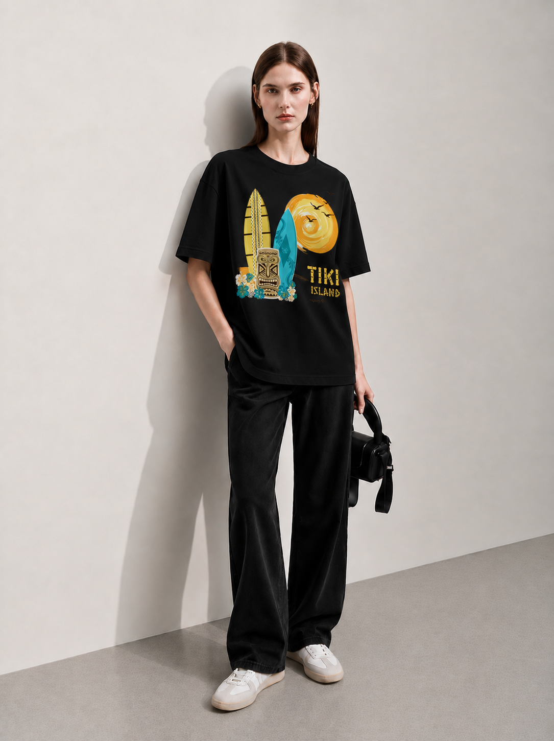 Wave Theory Women Tee Black
