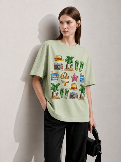 Pacific Mood Women Tee Green