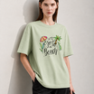 Palm Escape Women Tee Green