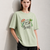 Palm Escape Women Tee Green
