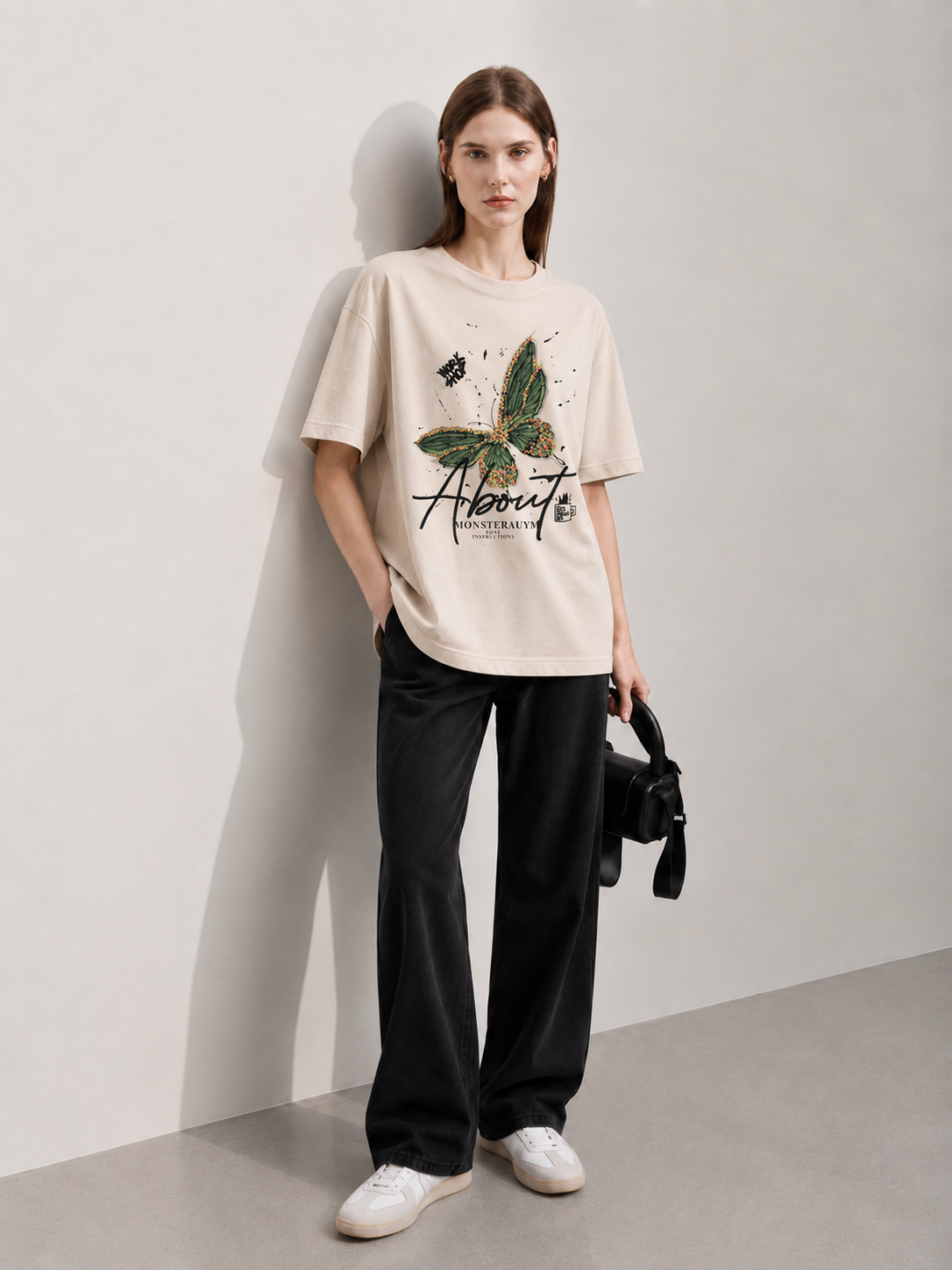About Women Tee Beige