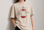 Never Waste Women Tee Beige