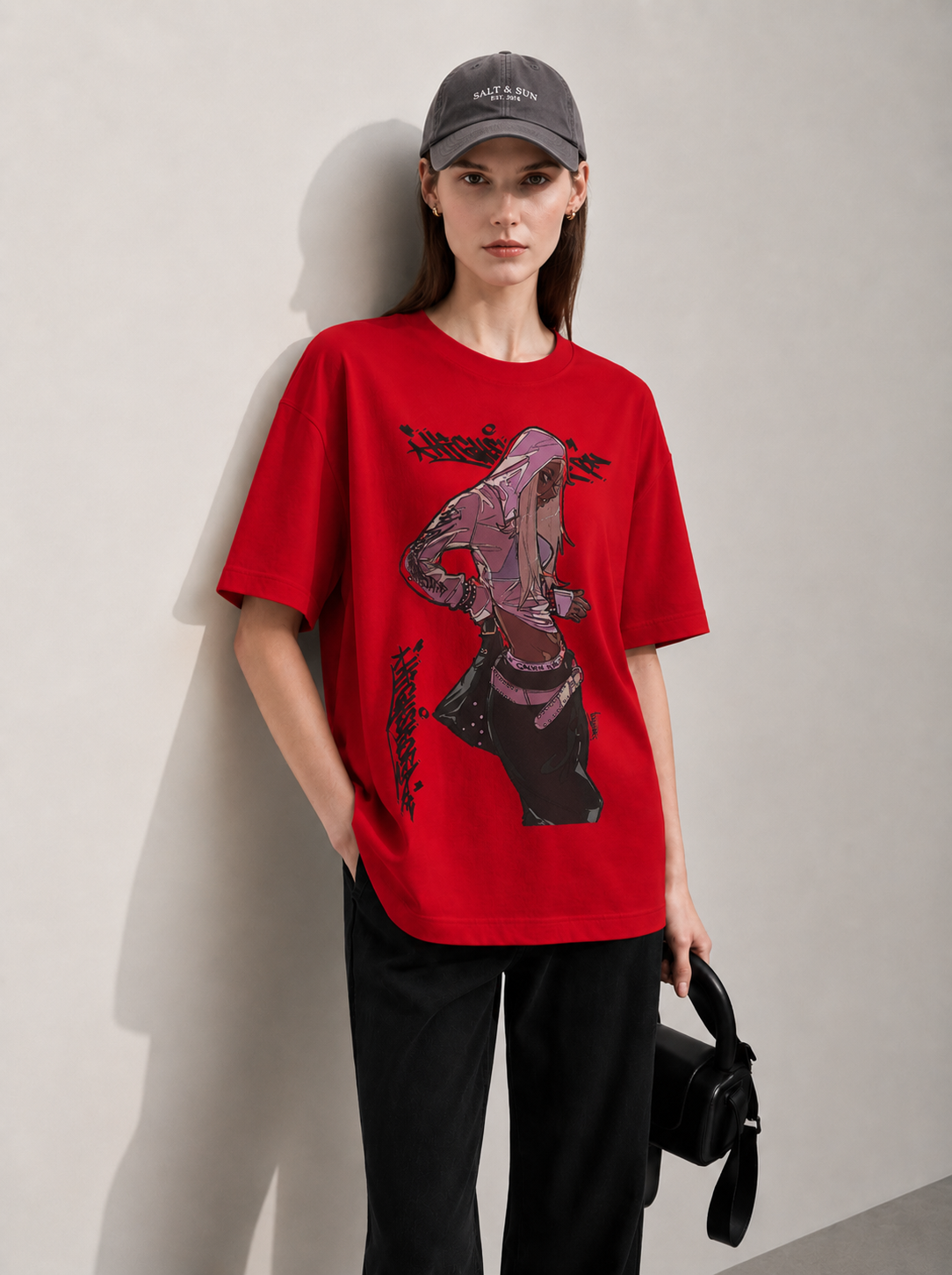 Attitude Women Tee Red