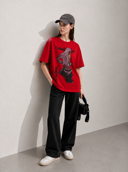 Attitude Women Tee Red