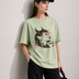 Face Women Tee Green