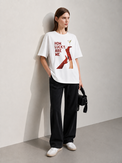 Lucky Women Tee White