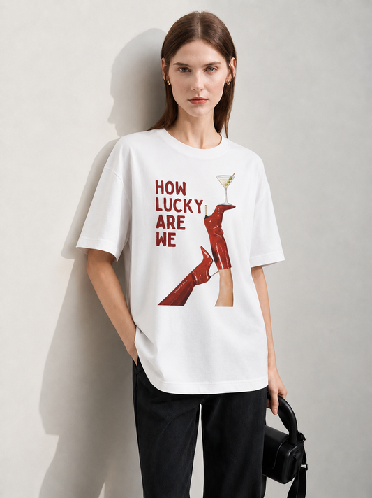 Lucky Women Tee White